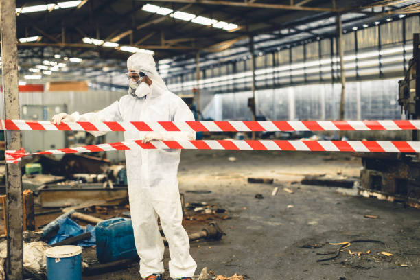 Professional Crime Scene Cleanup technician working in Genoa, IL